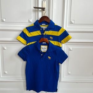 Set of Two Boys’ Large Abercrombie Polo Shirts